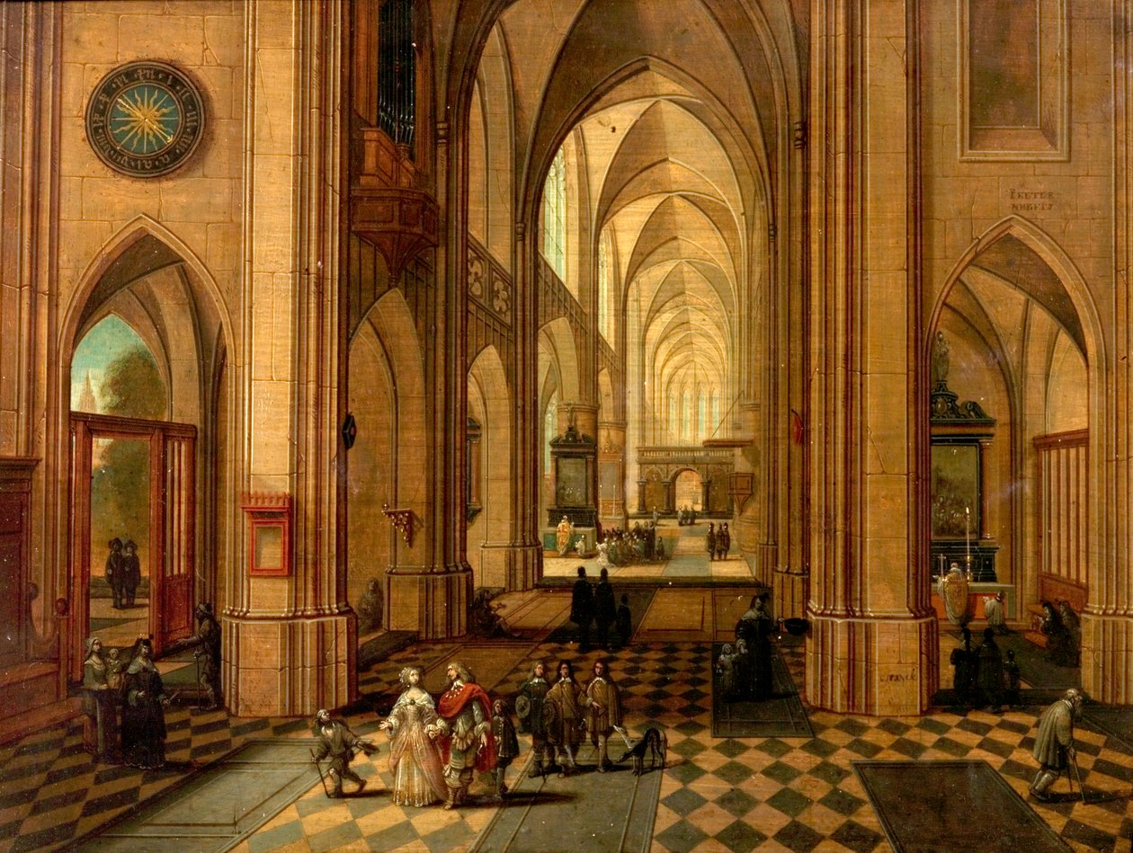 Katedra w Antwerpii autorstwa Pieter the Elder Neeffs