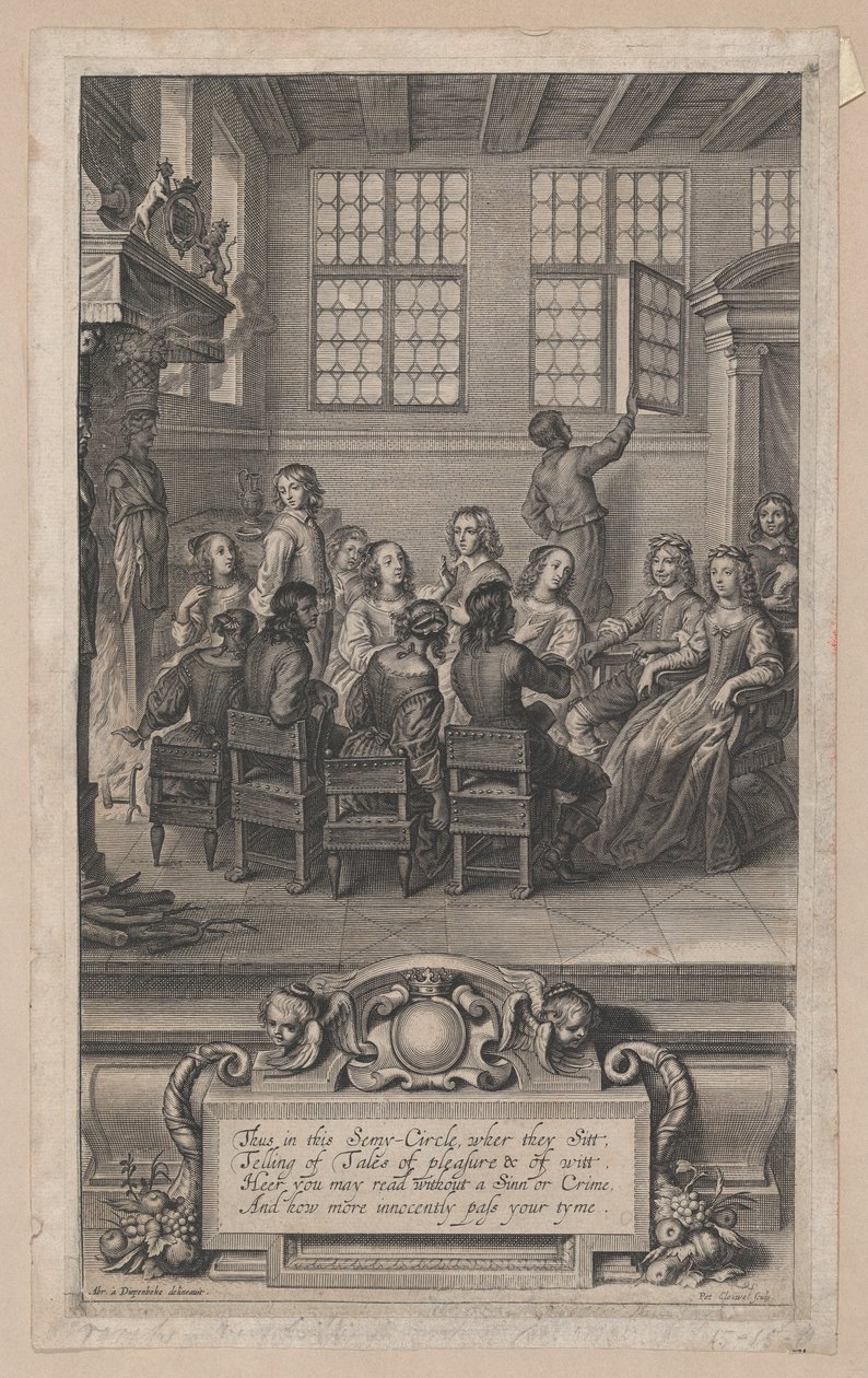 Rodzina Williama Cavendisha, markiza Newcastle-upon-Tyne, 1656., 1656. autorstwa Peeter Clouwet