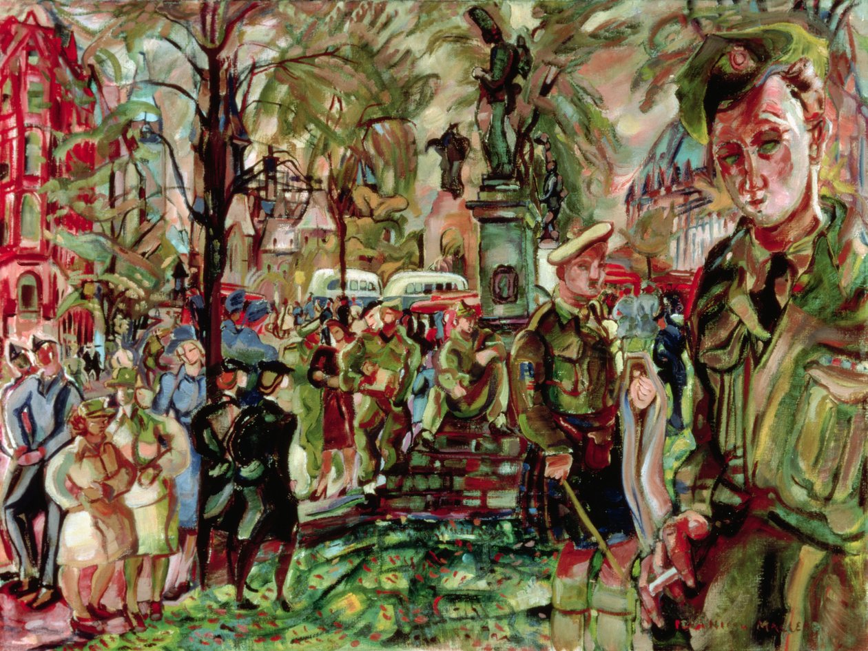 Ottawa, ok. 1943 (olej na płótnie) autorstwa Pegi Nicol Macleod