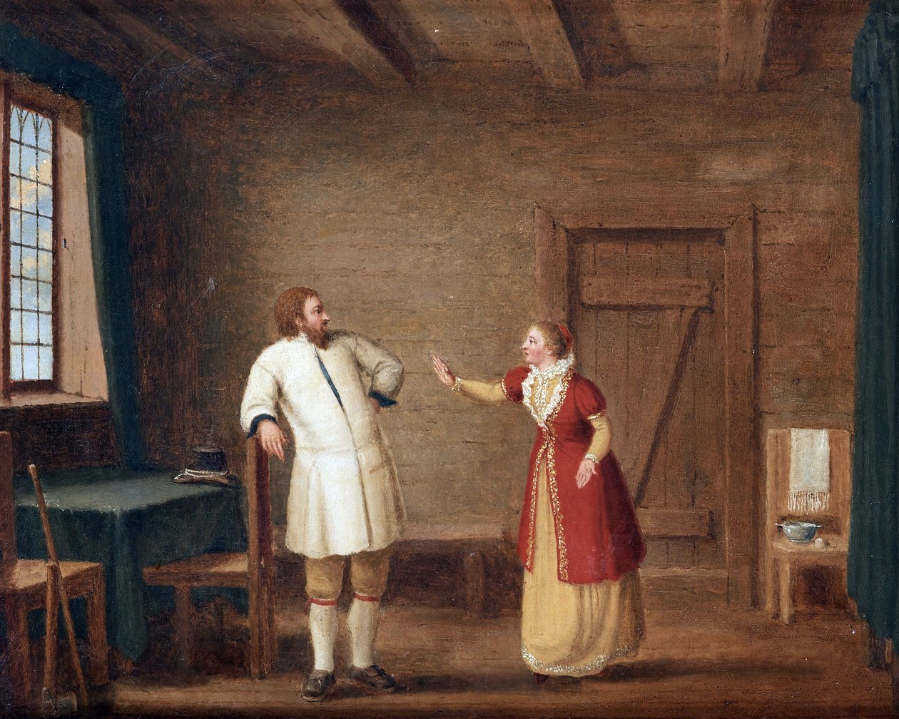 Le roi Gustave I Vasa (1496-1560) a Ornas - Król Gustaw Waza w Ornaes par Hillestroem, Pehr (1732-1816). Olej na płótnie, format : 42x52, , Kolekcja prywatna autorstwa Pehr Hilleström