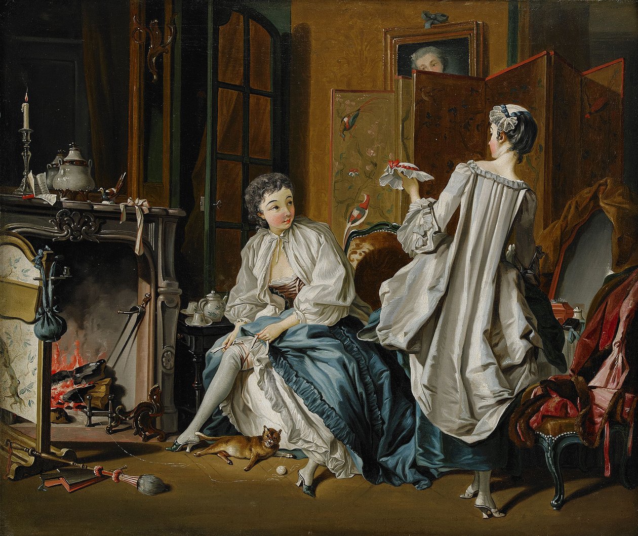 Poranna toaleta Po François Boucher autorstwa Pehr Hilleström
