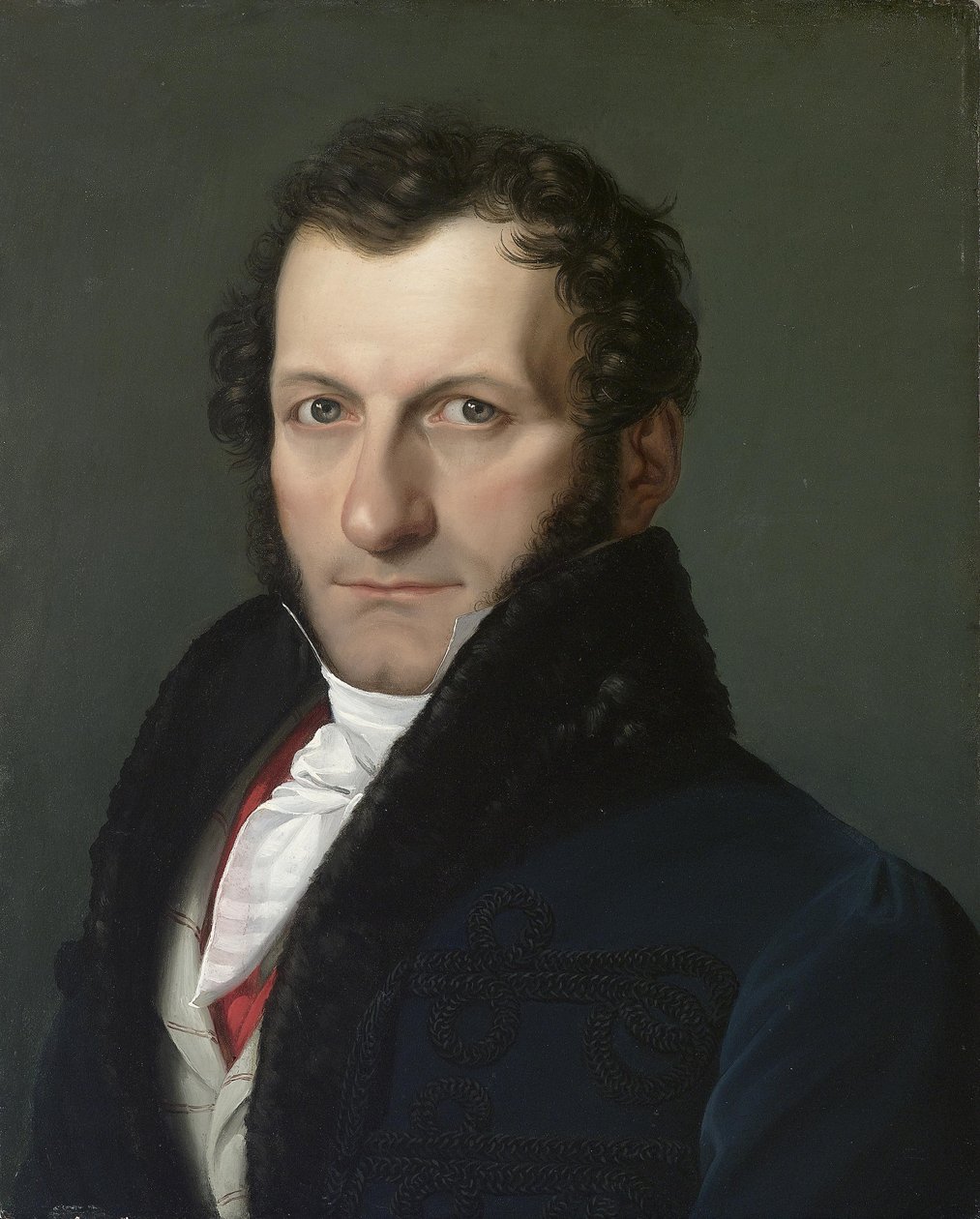 Portret kolekcjonera i patrona Conte Colonnello Teodoro Arese Lucini autorstwa Pelagio Palagi