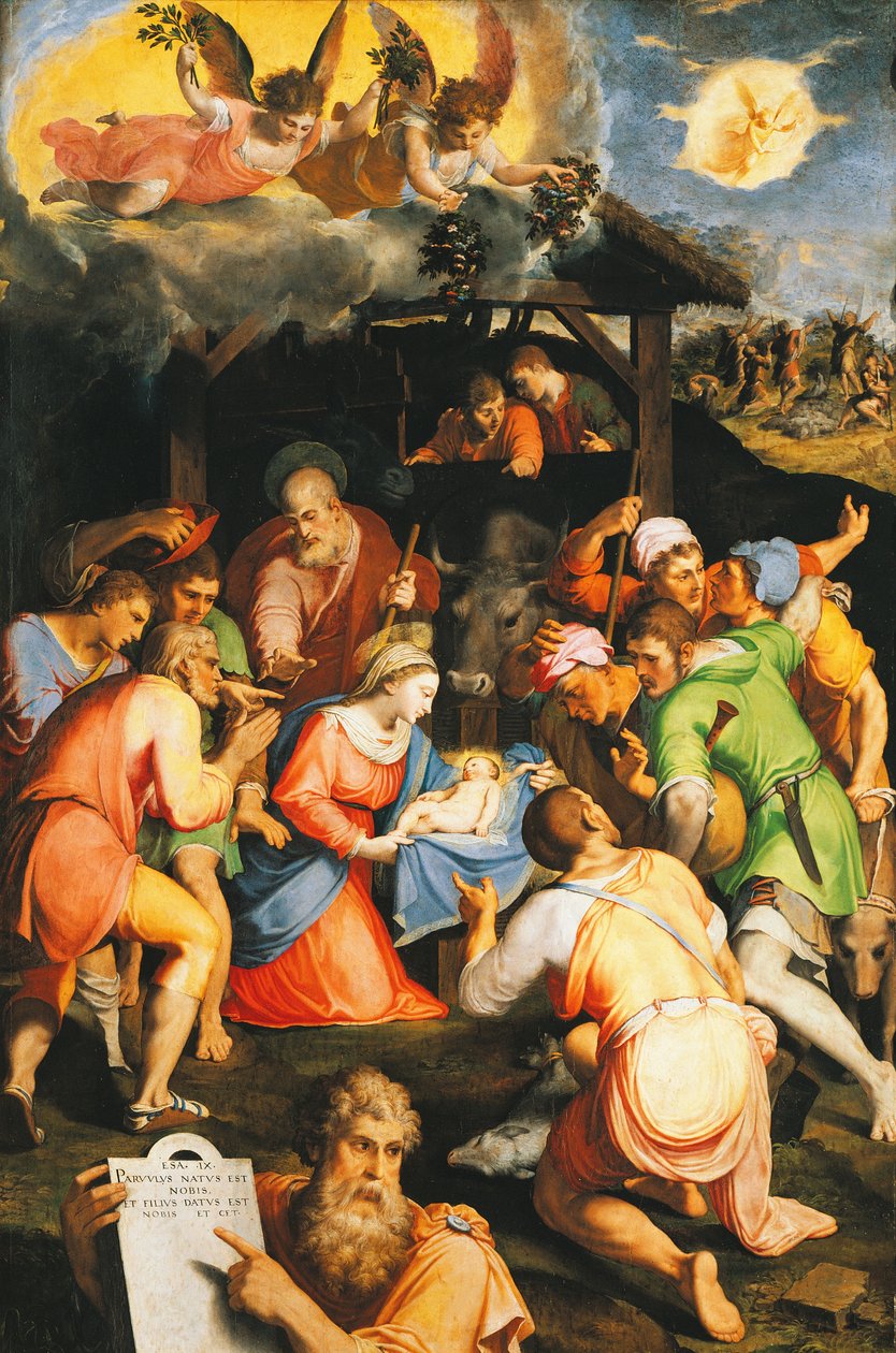 Хоньчдыг шүтэх нь, Пеллегрино Тибалди (1541-1583)поли. autorstwa Pellegrino Tibaldi