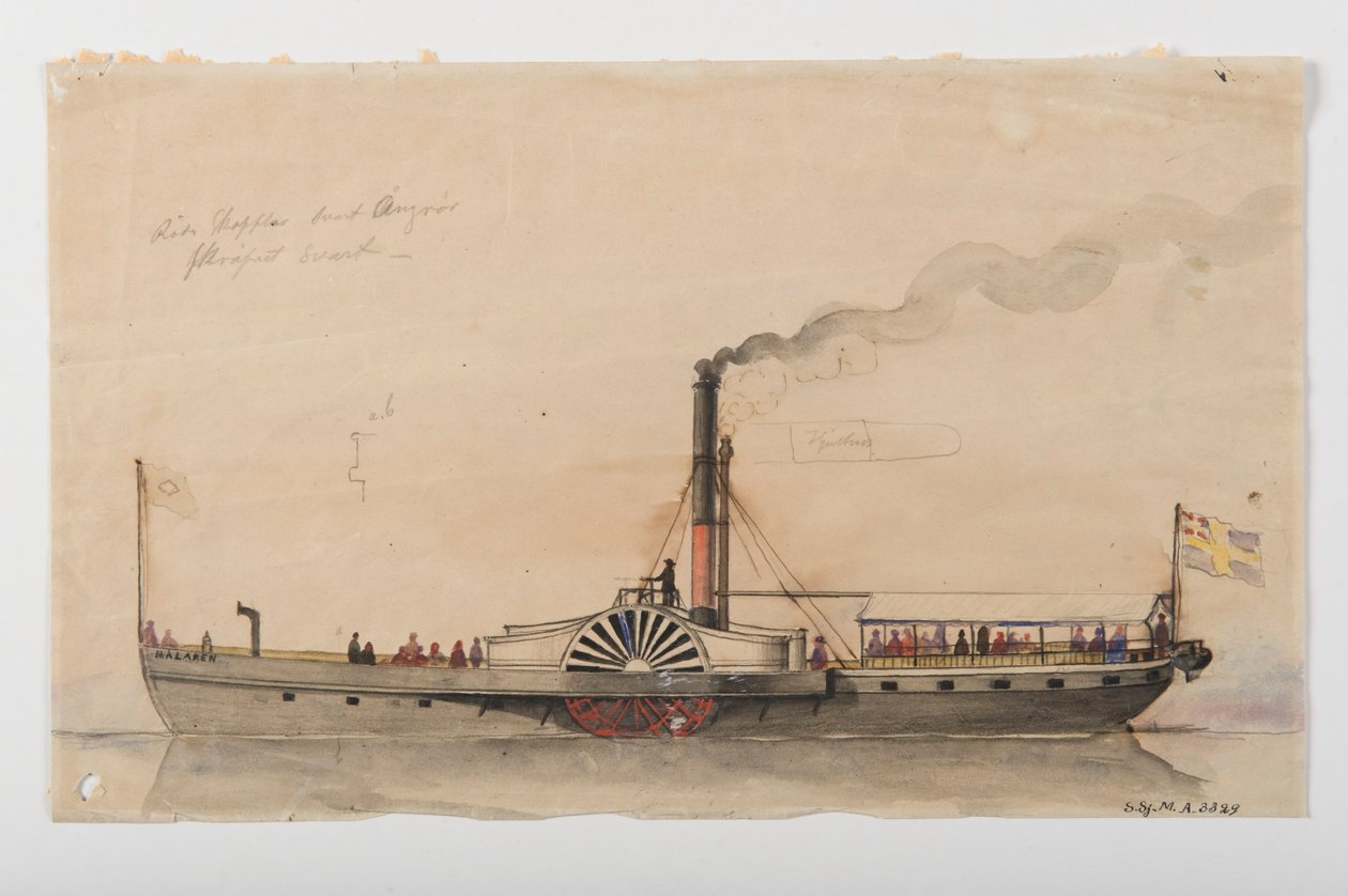 Hjulangare MALAREN autorstwa Per Wilhelm Cedergren