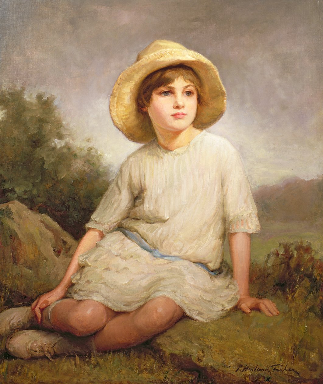 Słomkowy Kapelusz autorstwa Percy Harland Fisher
