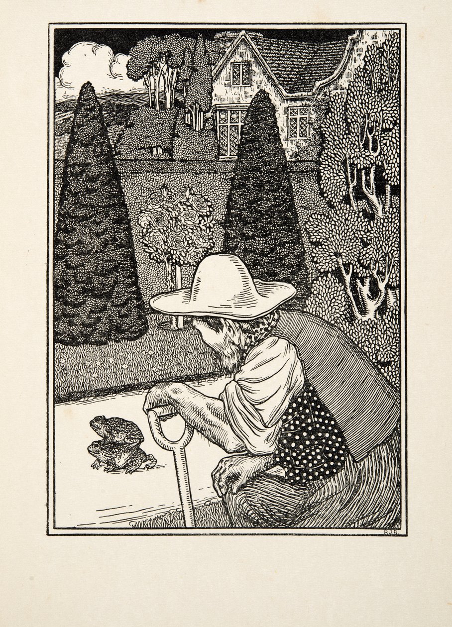 Wierny towarzysz, ze „Stu anegdot zwierząt”, wyd. 1924 autorstwa Percy J. Billingshurst