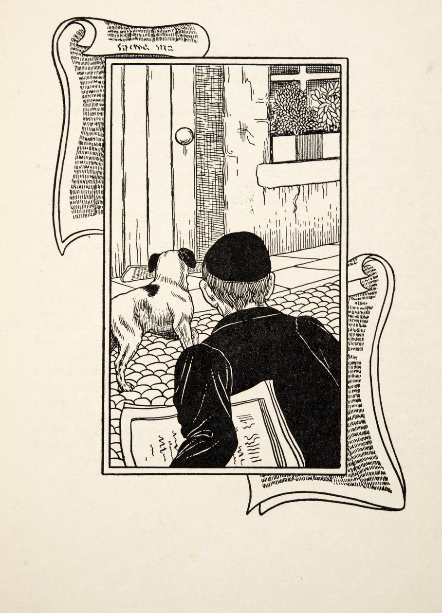 Dziennikarz nadzwyczajny, z „Stu anegdot zwierząt”, wyd. 1924 autorstwa Percy J. Billingshurst