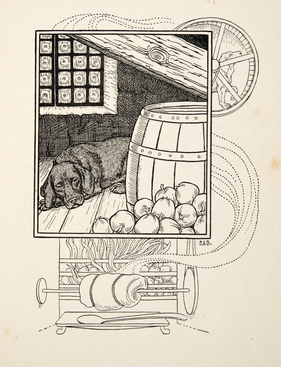 Czy bestie są tylko maszynami?, z A Hundred Anecdotes of Animals, wyd. 1924 autorstwa Percy J. Billingshurst