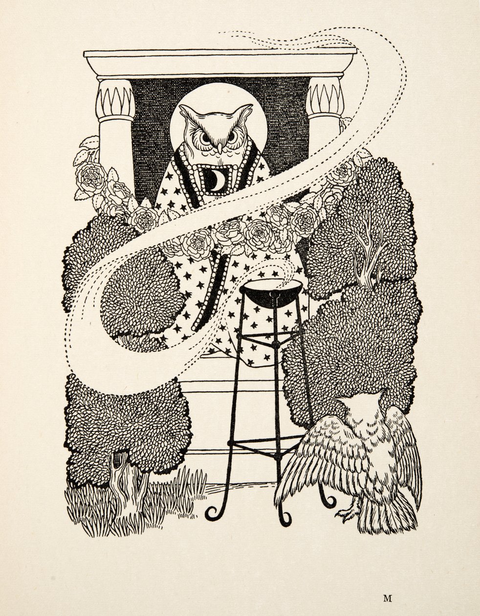 Ucieczka Czyngis-chana, z Stu anegdot zwierząt, wyd. 1924 autorstwa Percy J. Billingshurst