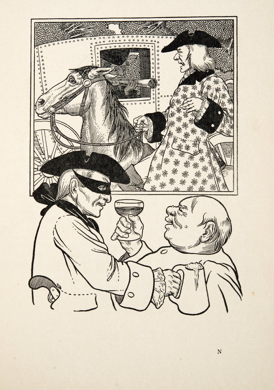 Stare obyczaje, z „Stu anegdot zwierząt”, wyd. 1924 autorstwa Percy J. Billingshurst