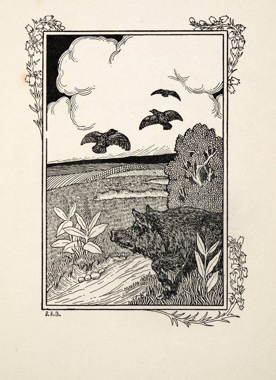 The Pig Pointer, z Stu anegdot zwierząt, wyd. 1924 autorstwa Percy J. Billingshurst