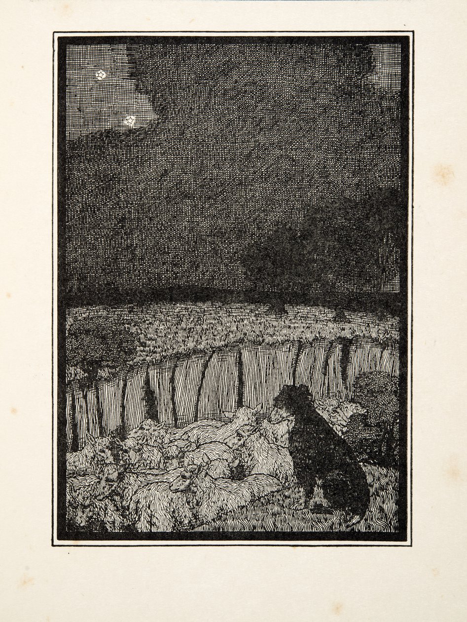 Pies pasterski, z Stu anegdot zwierząt, wyd. 1924 autorstwa Percy J. Billingshurst
