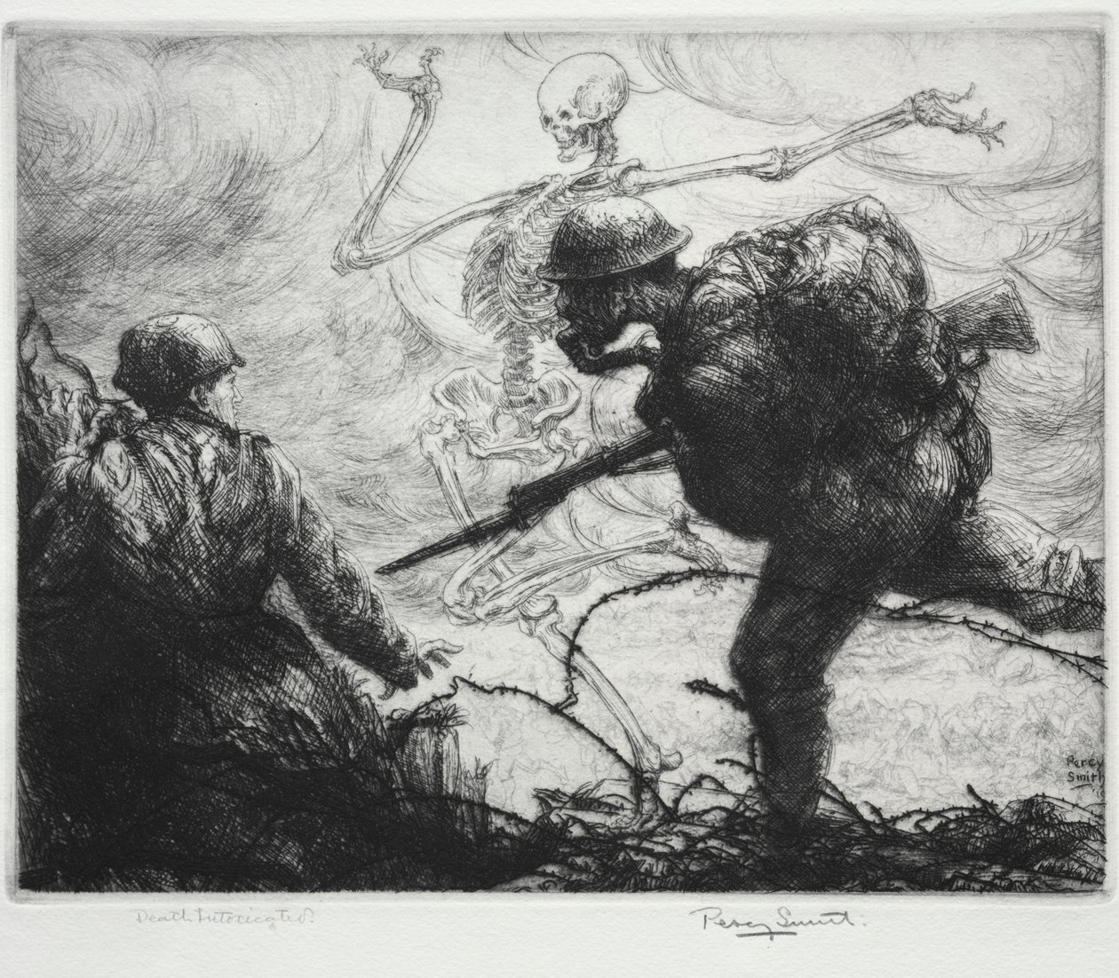 Taniec Śmierci: Śmierć odurzona autorstwa Percy John Delf Smith