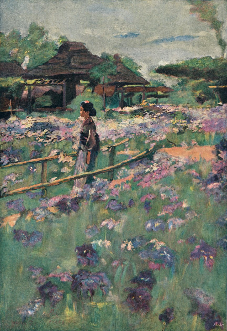 Obraz o tematyce japońskiej, 1898 autorstwa Percy Sturdee