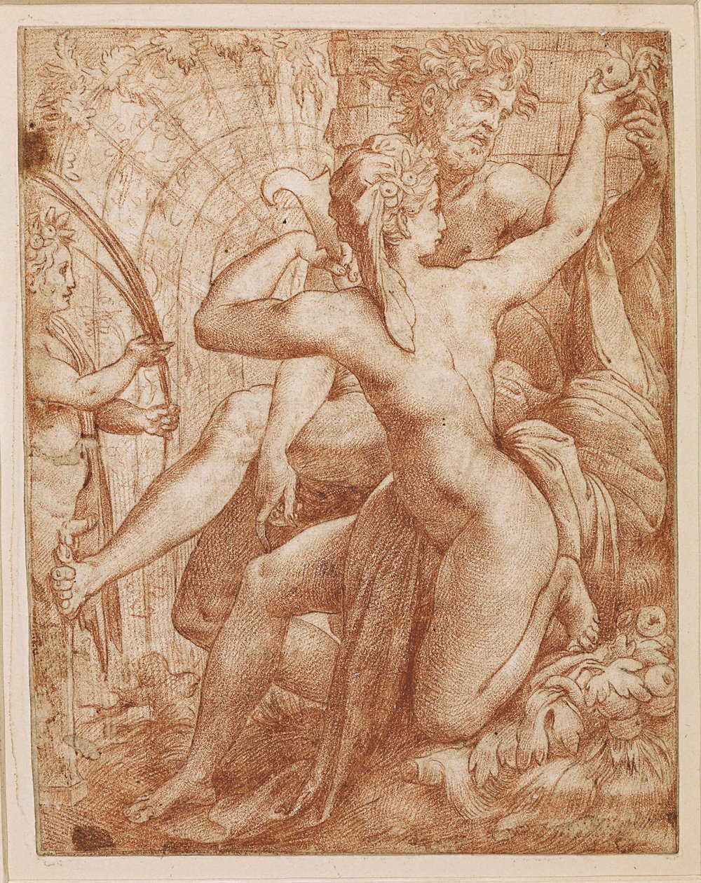 Vertumnus i Pomona, c. 1527. autorstwa Perino del Vaga