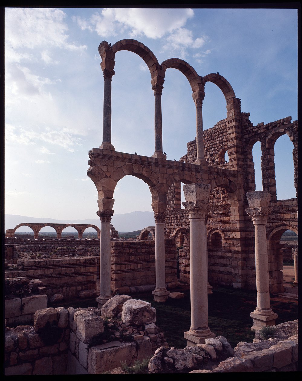 Widok na miasto, 705-710 AD autorstwa Period Umayyad