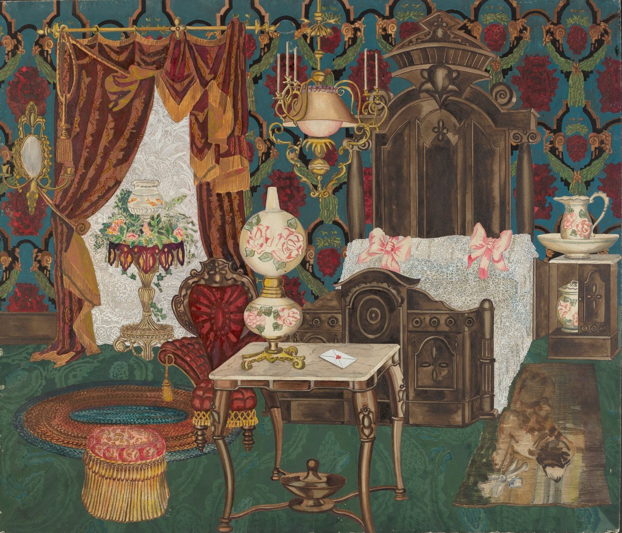 Sypialnia, 1882, 19351942. autorstwa Perkins Harnly
