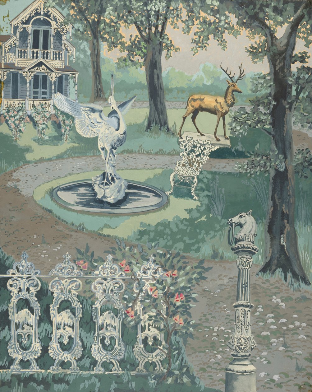 Ustawienie ogrodowe, 1935-1942. autorstwa Perkins Harnly