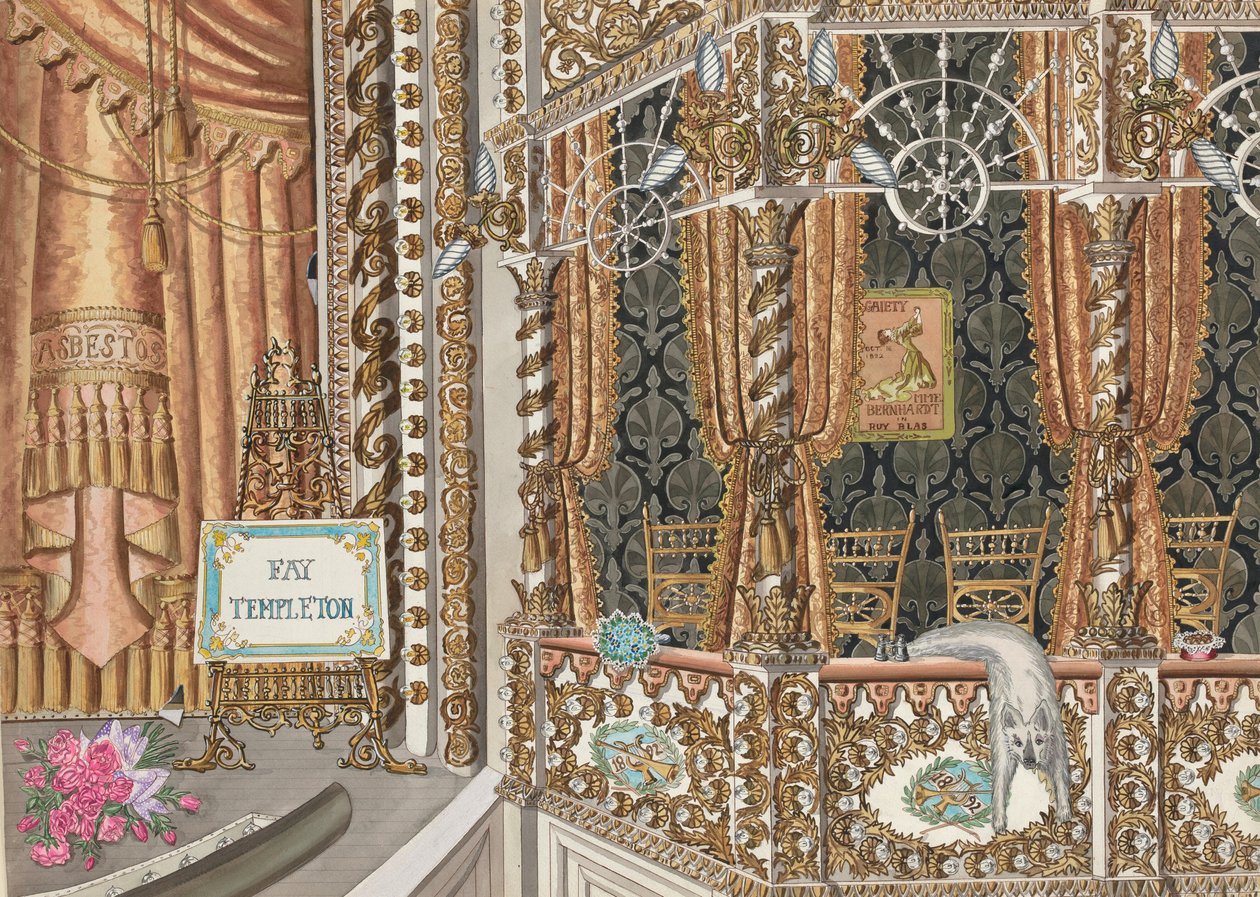 Pudełko teatralne, 1892, ok. 1930 r. 1947. autorstwa Perkins Harnly