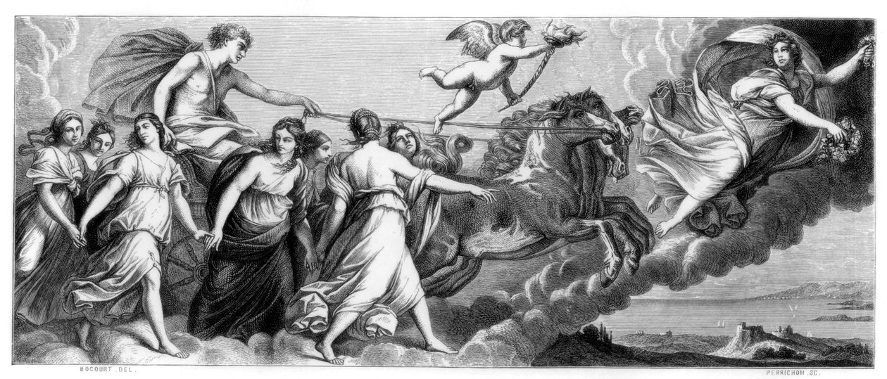 Świt Aurory, 1613-1614 1870 autorstwa Perrichon