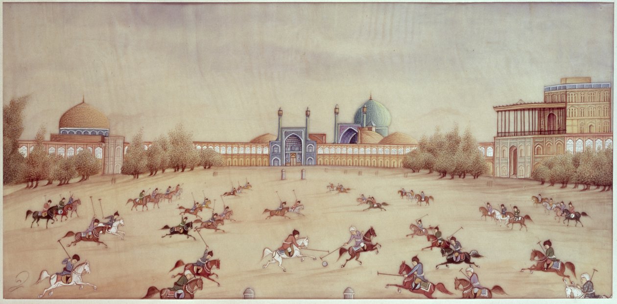 Polo w Isfahanie autorstwa Persian School