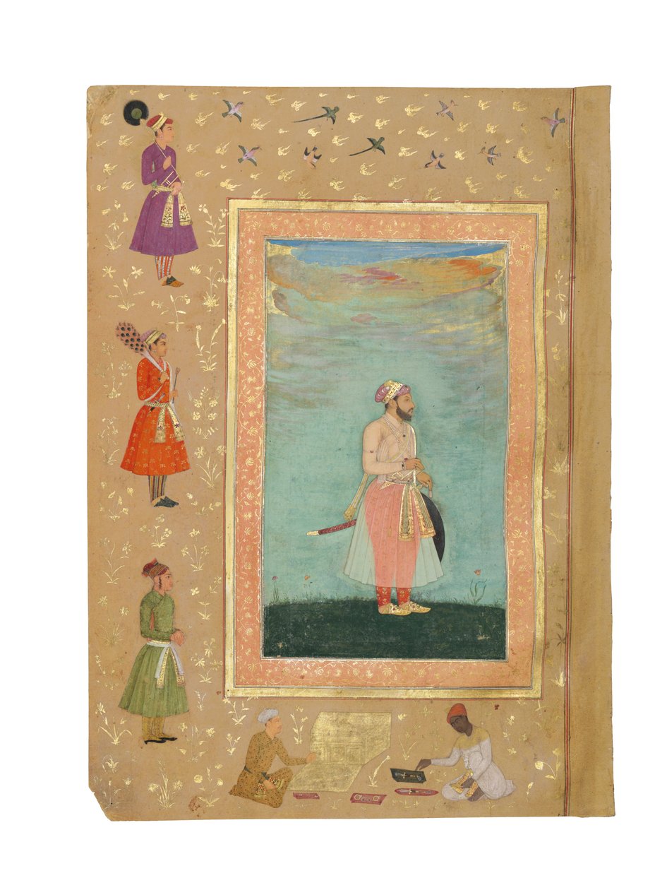 Książę Mogołów, prawdopodobnie Shah Shuja, ok. 1645-50 autorstwa Persian School
