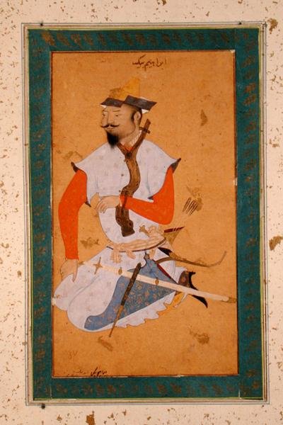 Turecki więzień Mughals, z Wielkiego Albumu Clive