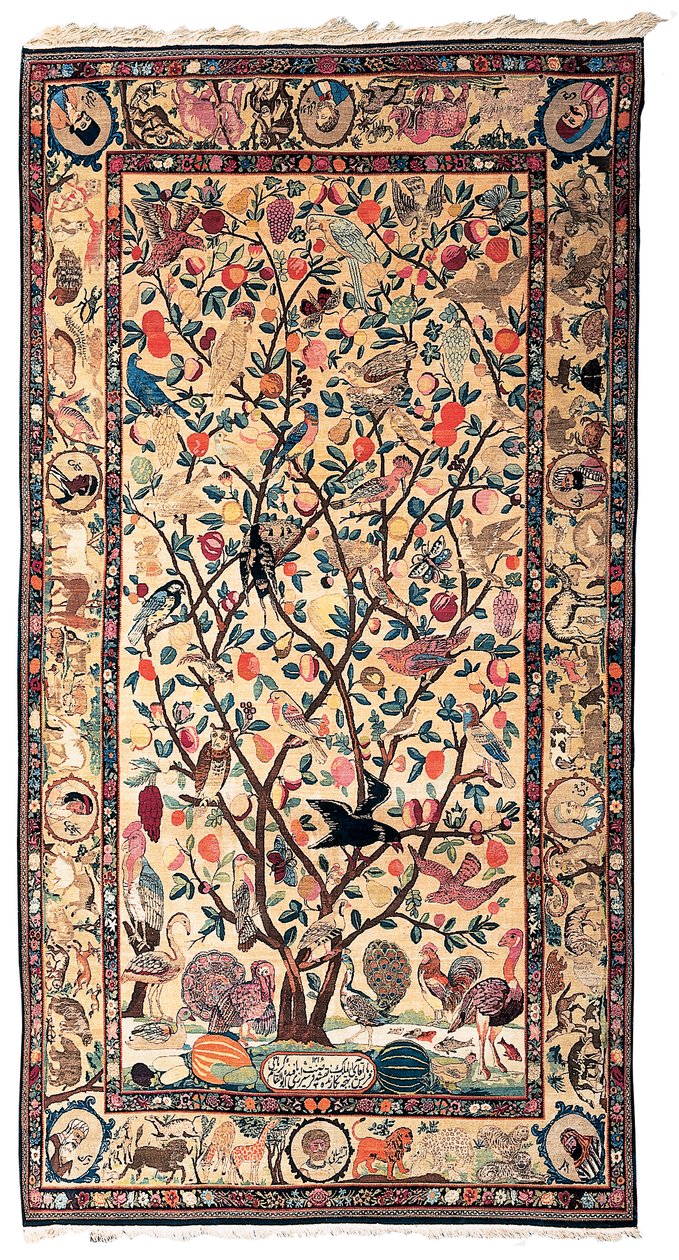 Dobry dywan Kirman, 1898-99 autorstwa Persian School