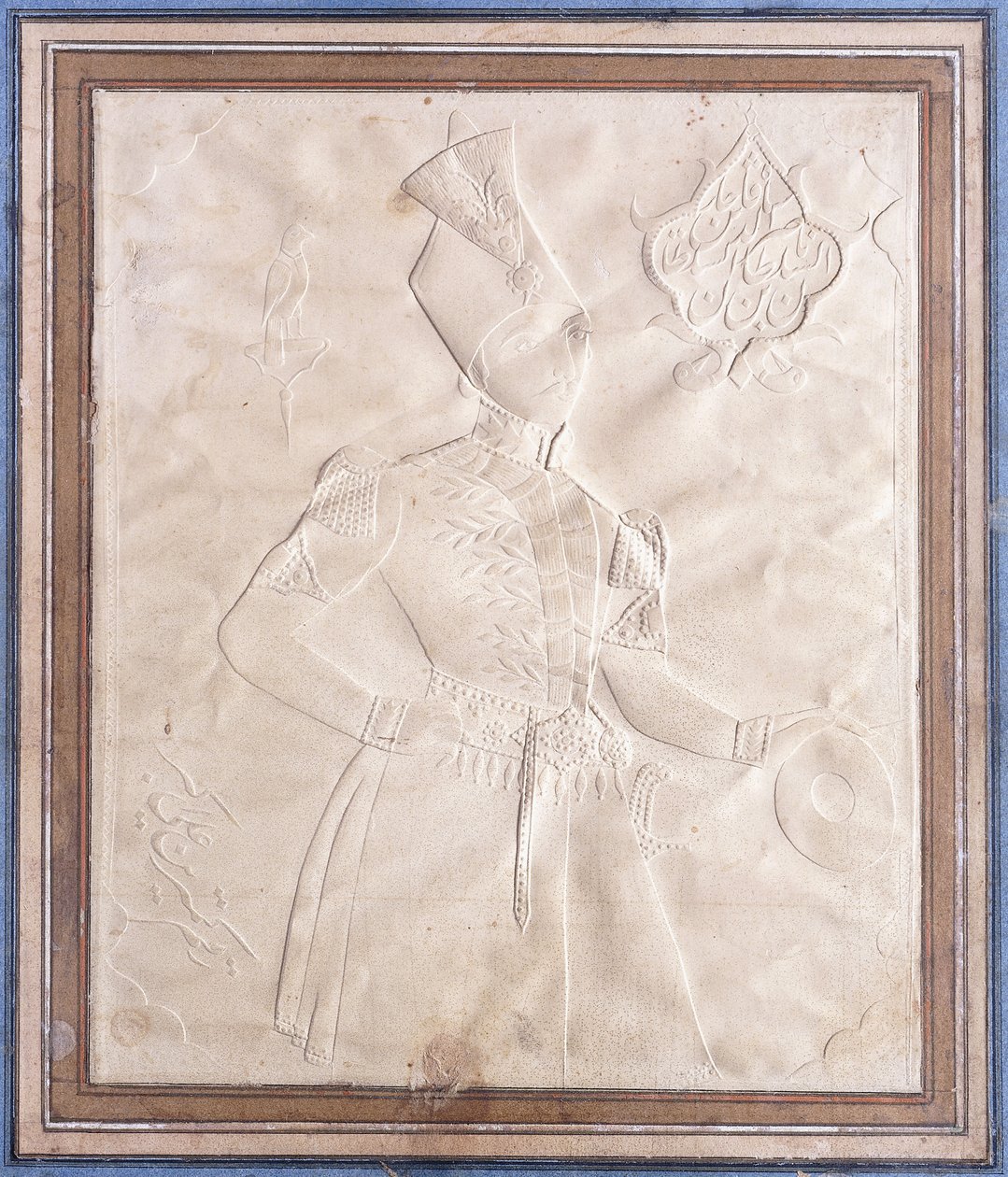 Szkic Khinkhin Nasir al-Din Shah autorstwa Persian School
