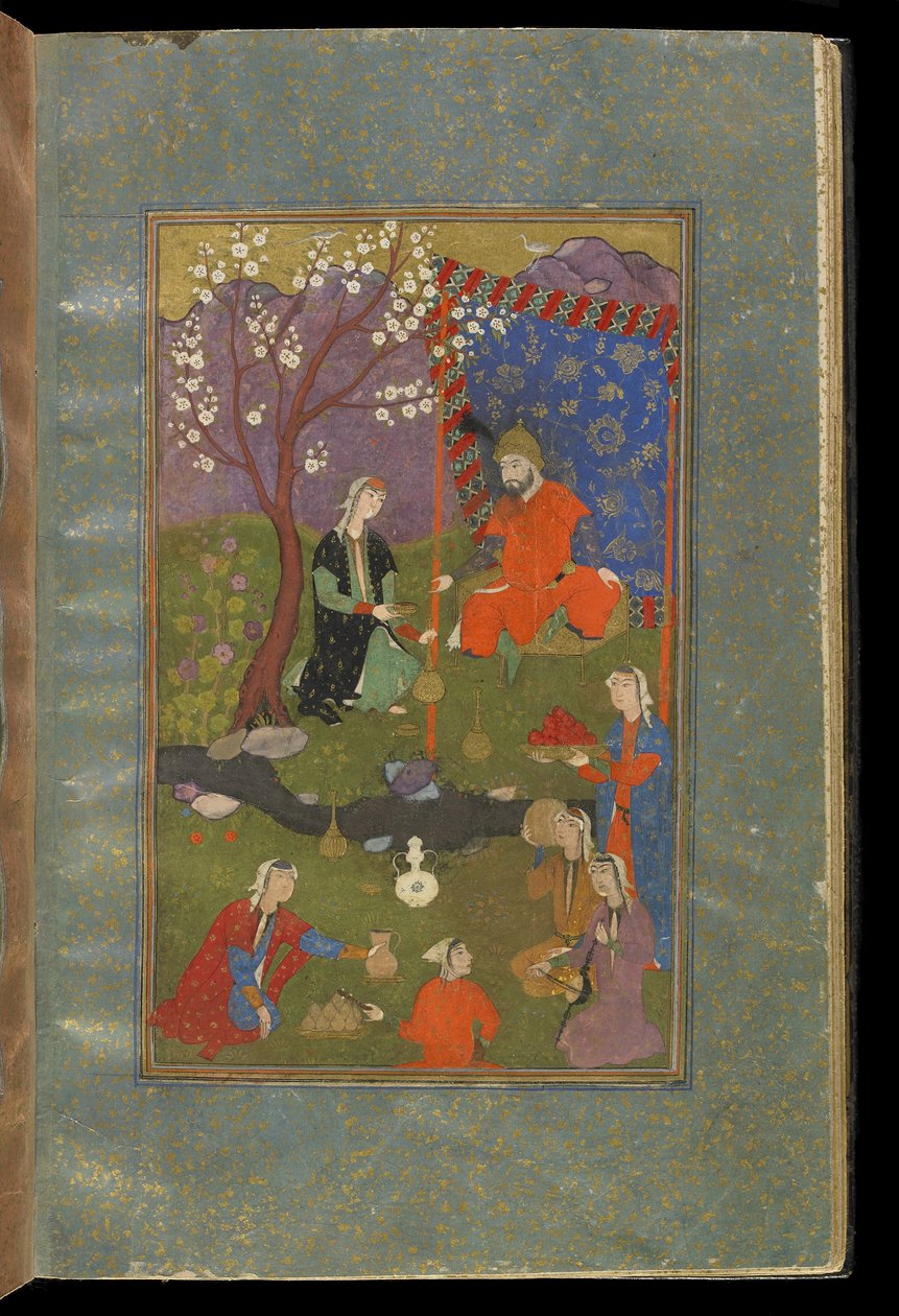 Jamshid w Khurshid, ok. 1600 autorstwa Persian School