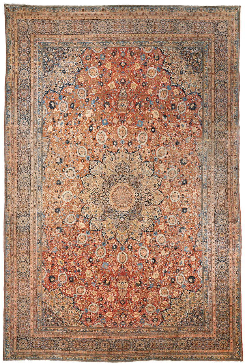 Duży dywan Tabriz, projektu Ardebil, północno-zachodnia Persja, ok.1880 autorstwa Persian School