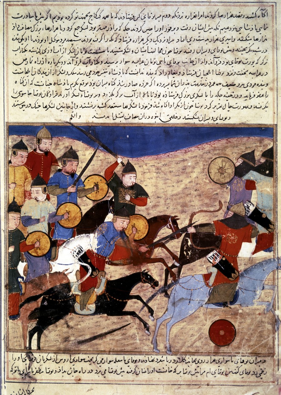MONGOL Historia: Mongolscy wojownicy autorstwa Persian School