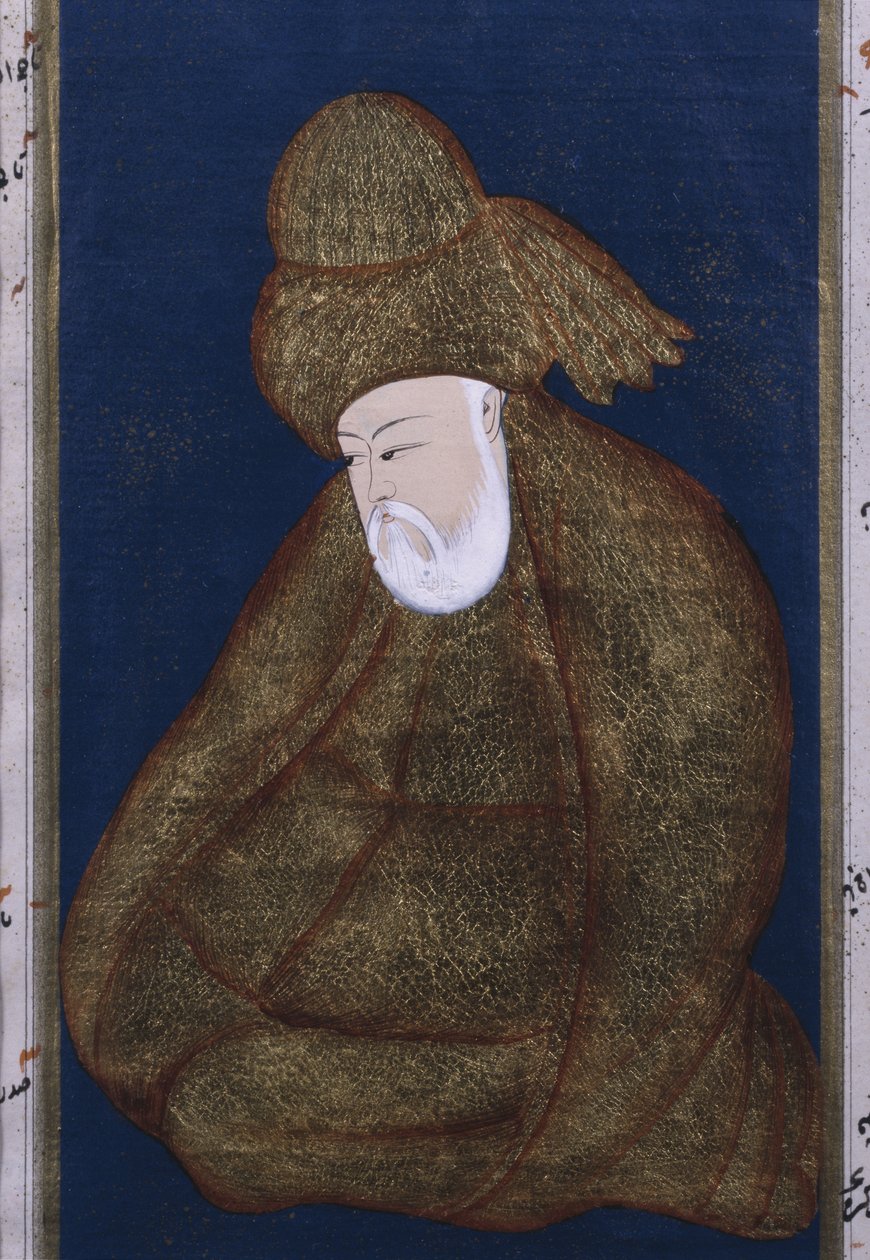 Omar Khayyam (złoto na papierze) autorstwa Persian School