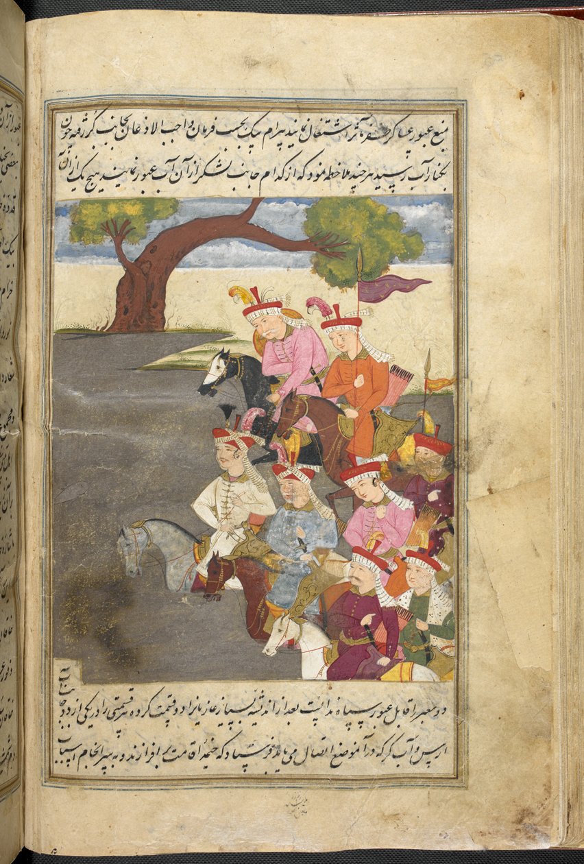 Lub. 3248, fa. 55v Shah Ismail i qizilbash, z „Historii Szacha Isma