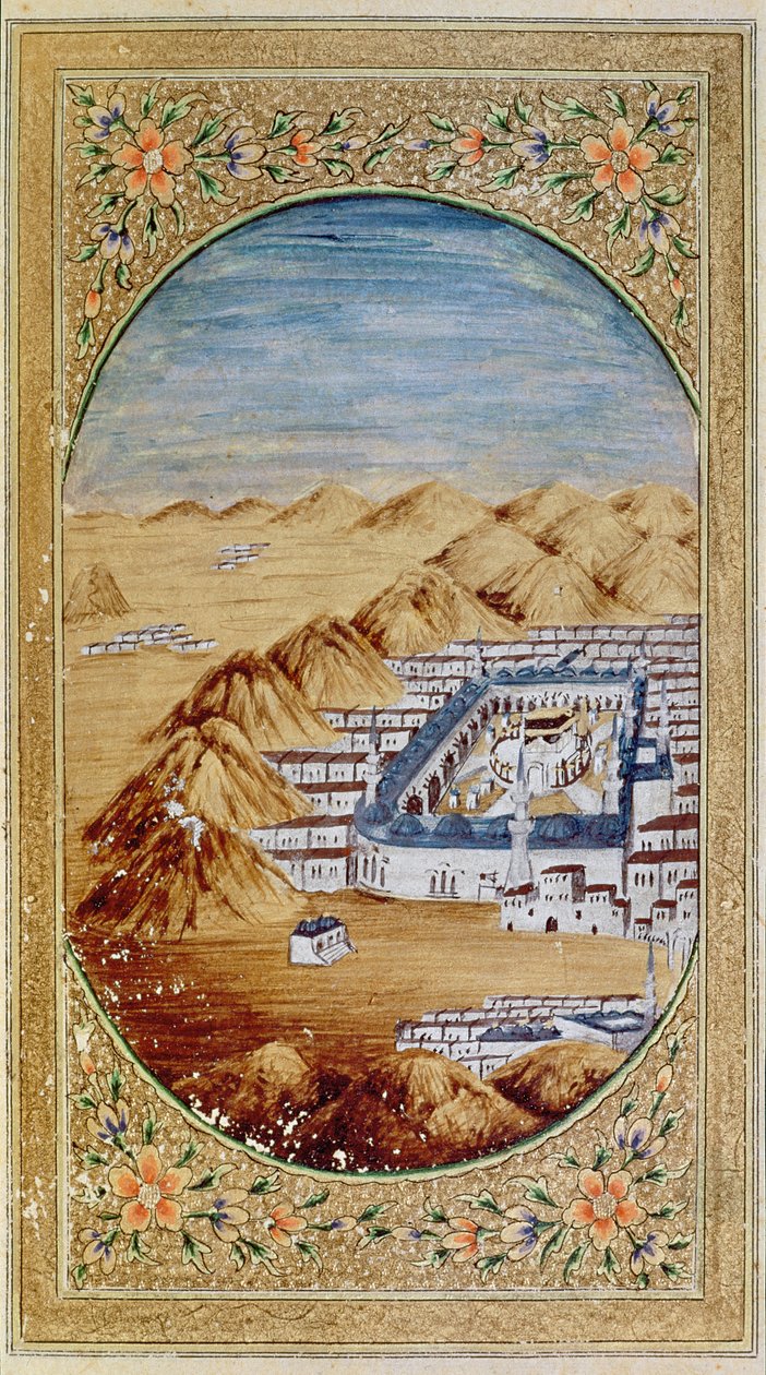 Suplement Persan 1389 fol.39 Grób Proroka w Medynie autorstwa Persian School