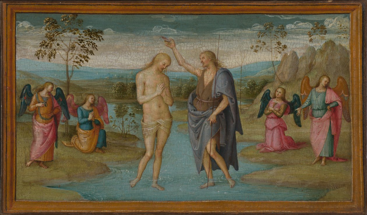 Chrzest Chrystusa autorstwa Perugino