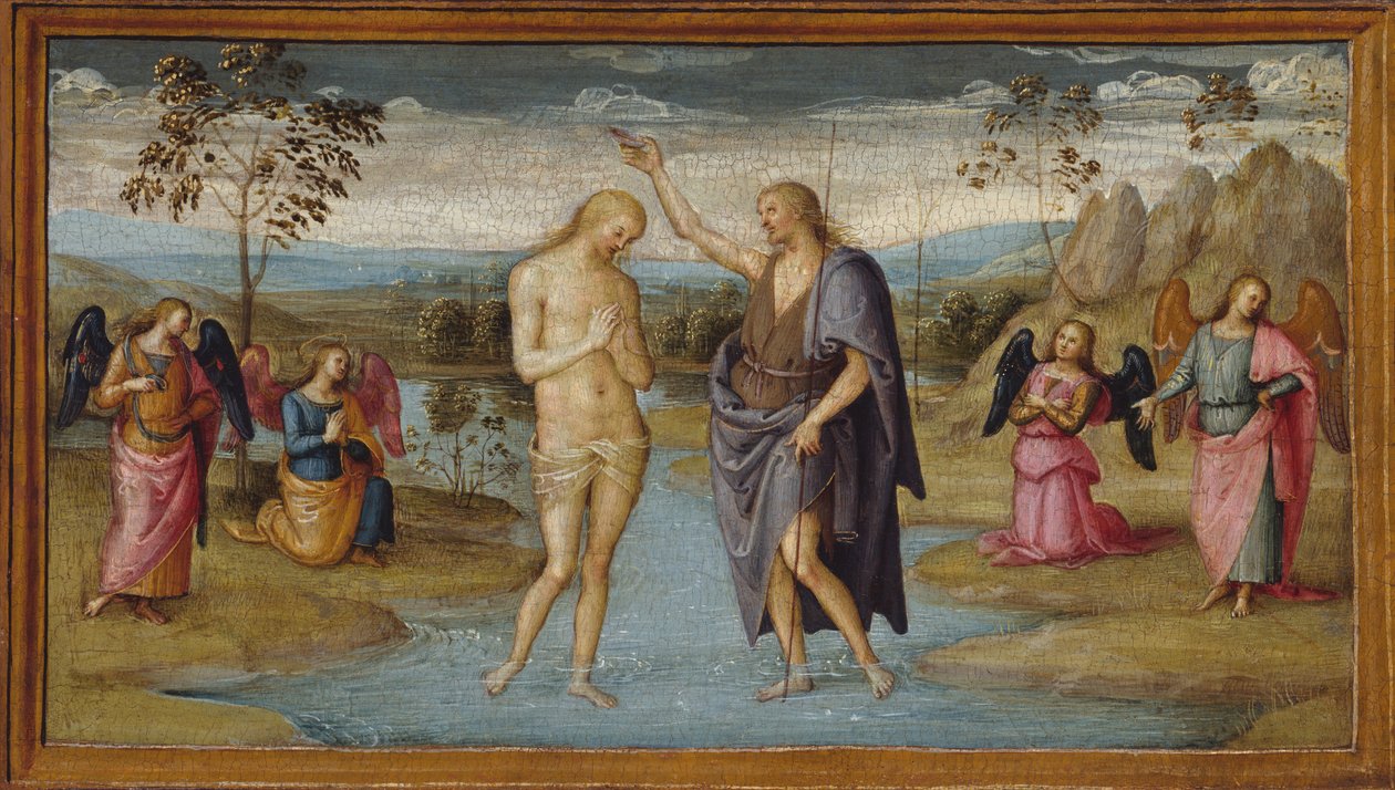 Chrzest Chrystusa, 150005. autorstwa Perugino
