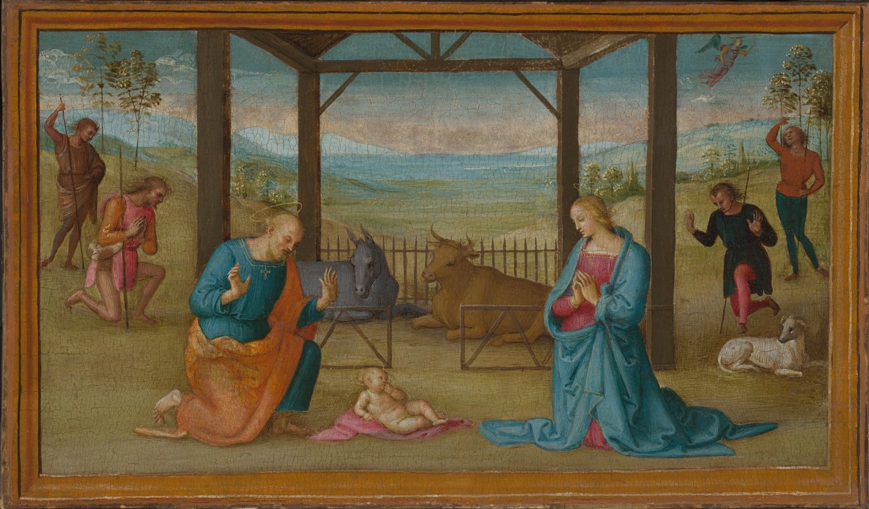 Narodzenie Pańskie autorstwa Perugino
