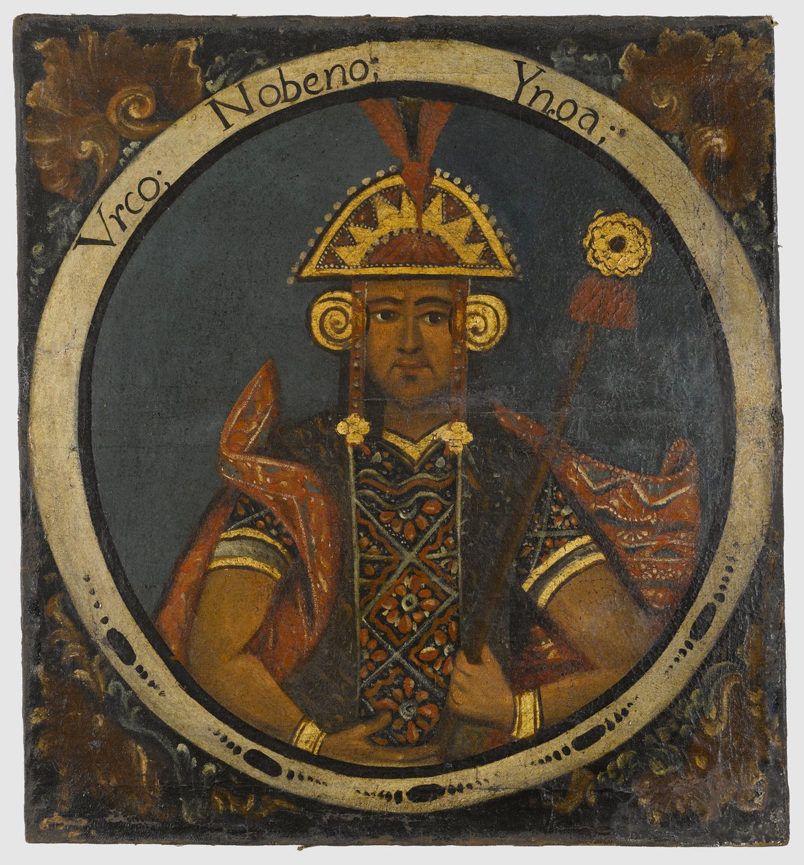 Urco, dziewiąty król Inków, połowa XVIII wieku autorstwa Peruvian School