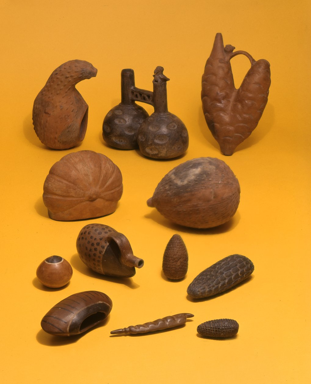 Naczynia w kształcie warzyw, Inków (ceramiczne) autorstwa Peruvian School