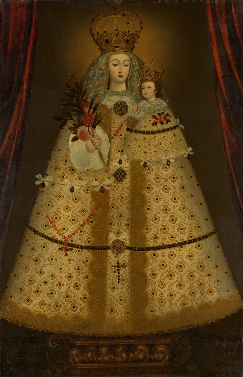 Matka Boża z Guápulo, XVIII wiek. autorstwa Peruvian