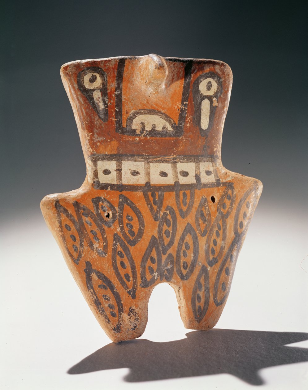 Figura płodności, Tiahuanaco (malowana glina) autorstwa Peruvian School