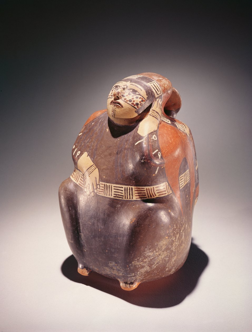Garncarski zbieracz kakao, kultura Nazca (ceramika) autorstwa Peruvian School