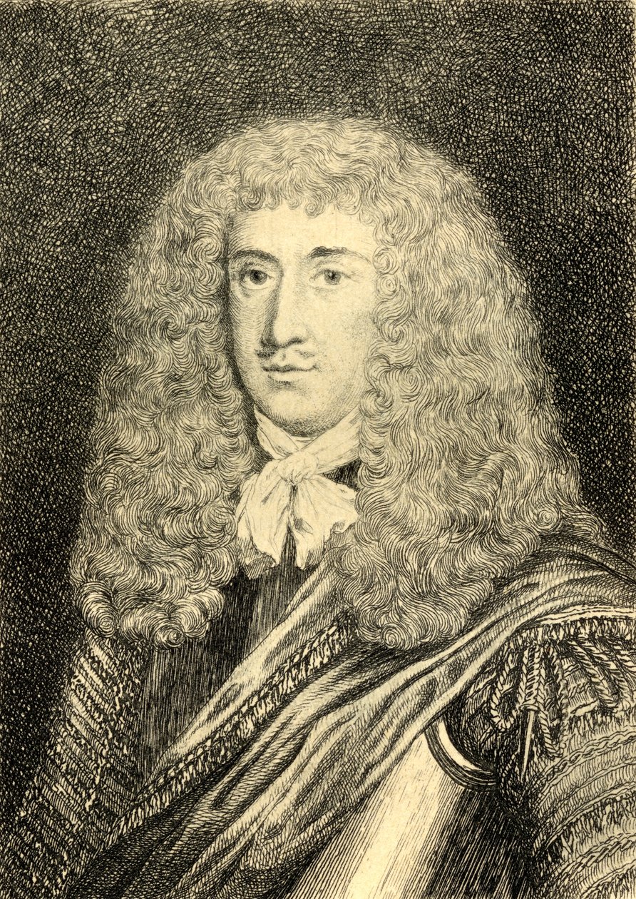 Charles Cotton (1630-87) ilustracja z „The Compleat Angler”, autorstwa Izaaka Waltona i Charlesa Cottona, 1925 autorstwa Peter Lely
