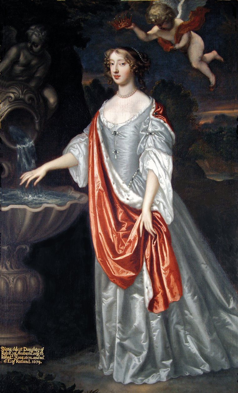 Diana Bruce, hrabina Rutland autorstwa Peter Lely