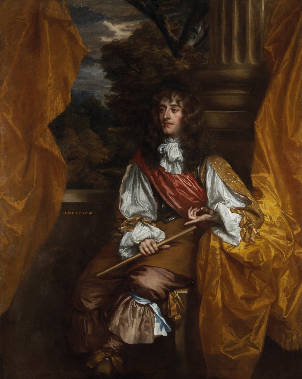 Jakub VII i II, kiedy książę Yorku, 1633 – 1701 autorstwa Peter Lely