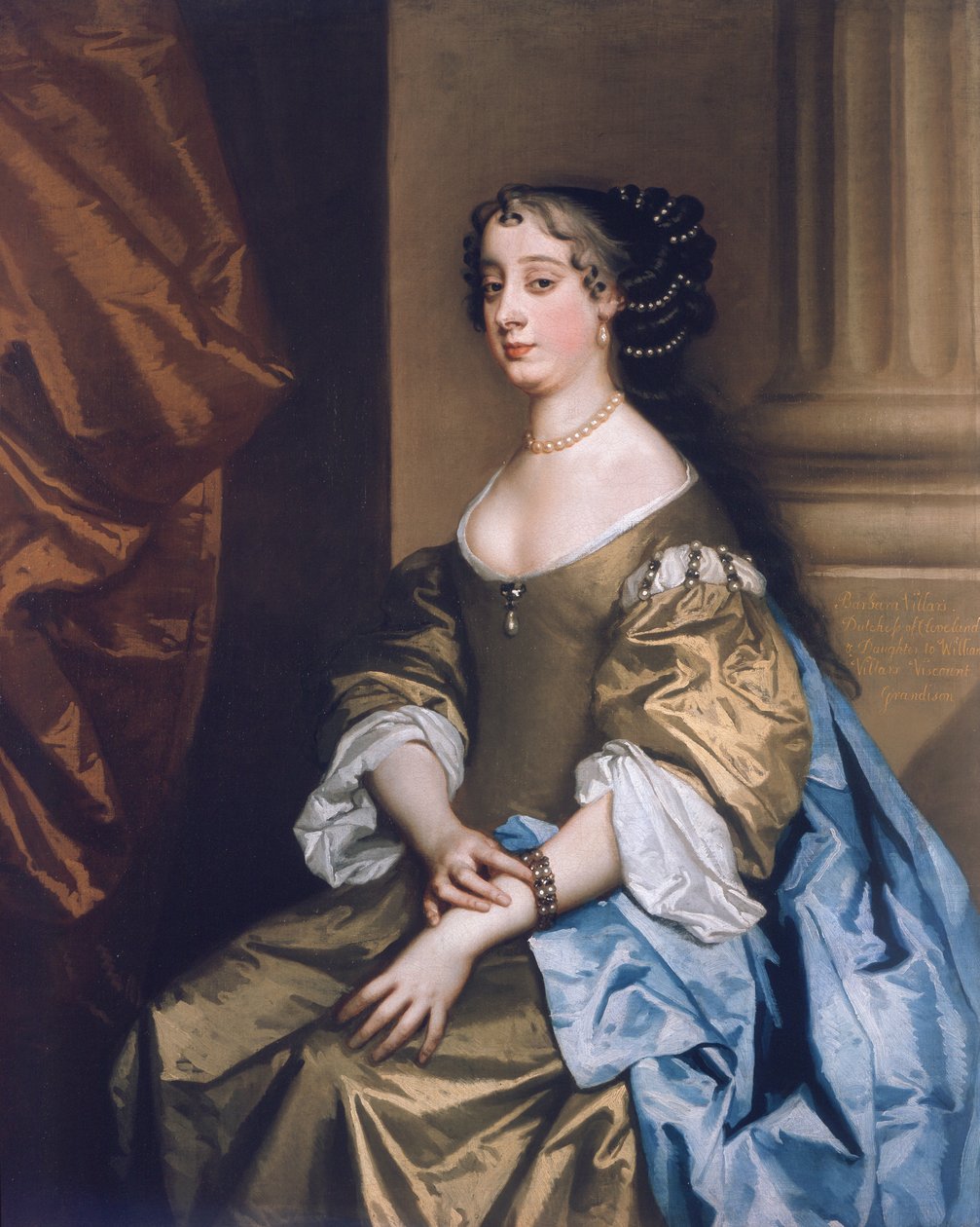 Portret Barbary Villiers autorstwa Peter Lely