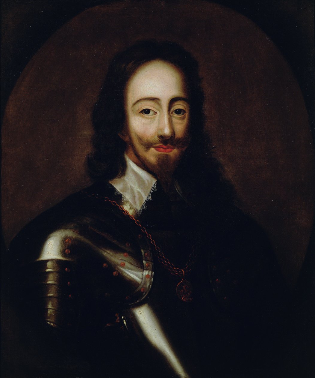 Portret Karola I w zbroi, ok. 1670 autorstwa Peter Lely