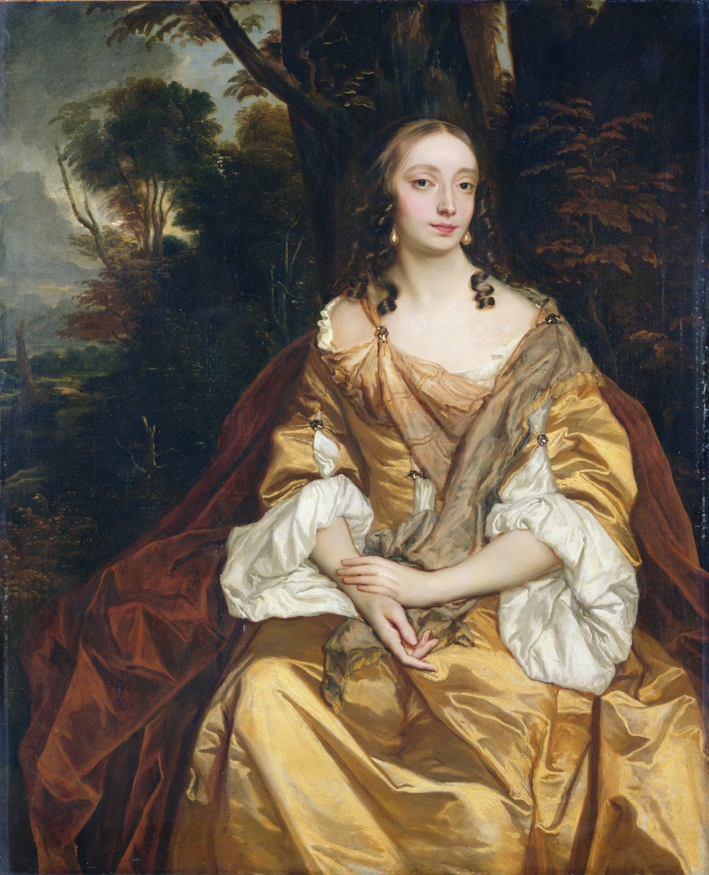 Portret damy, prawdopodobnie Mary Parsons, późniejsza pani Draper, ok. 1665 r. autorstwa Peter Lely
