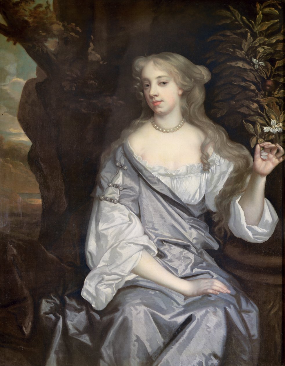 Portret damy, podobno Nell Gwynne (1650-87) autorstwa Peter Lely
